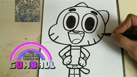 Como Dibujar A Gumball How To Draw Gumball Youtube