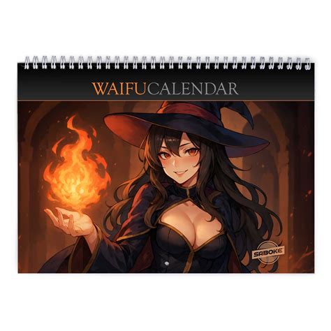 Waifu 2026 Wall Calendar