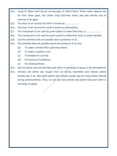 A2Zworksheets Worksheet Of Air Around Us 01 Basic Necessities Science