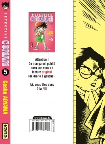 Détective Conan Tome 5 Livres Manga par Gosho Aoyama Misato