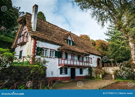 Taditional Houses In Queimadas Forest Park In Santana Madeira Near