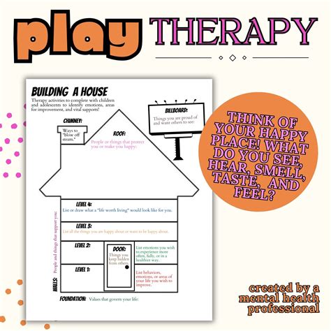 play therapy worksheets occupational therapy activities  kids