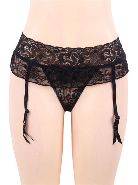 Sexy Women Garter Belts Lace Polyester Lingerie Milanoo
