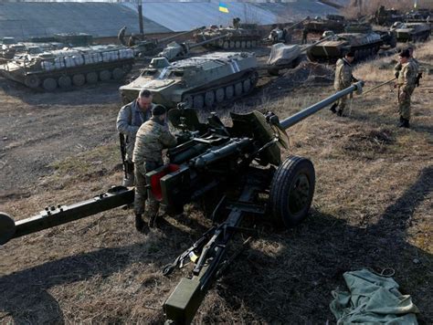 Ukraine Government Battles Pro Russia Rebels