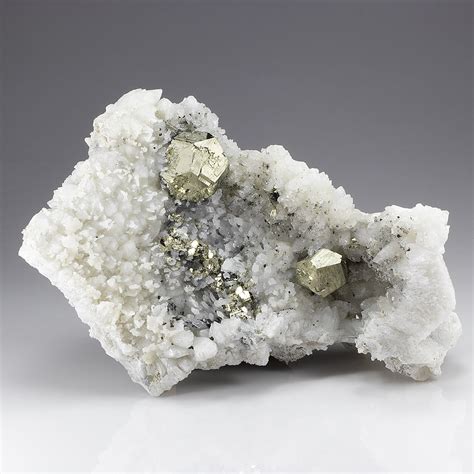 Pyrite With Quartz Minerals For Sale 8121583