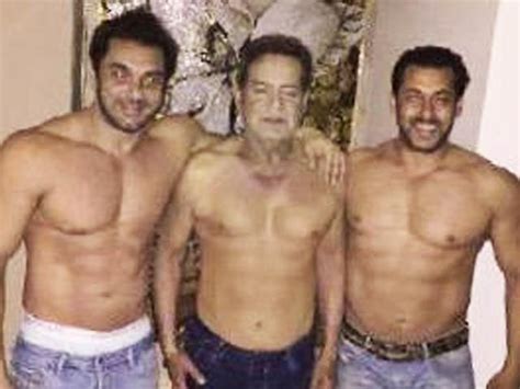 Salman Khan Pays Shirtless Tribute On Father S Day Ndtv