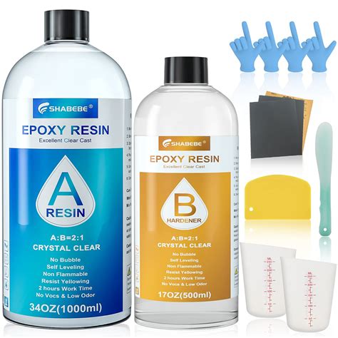 Buy Deep Pour Epoxy Resin 51OZ, 2 to 4 Inch Depth Clear Epoxy Resin Kit