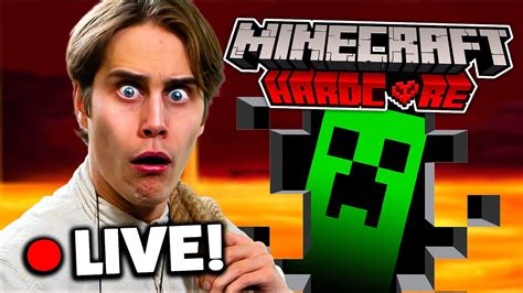 🔴 Live 100 Dagar I Minecraft Hardcore Youtube