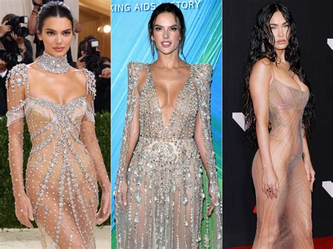 Celebrities Who Wore Sheer Dresses In 2021 Photos Business Insider