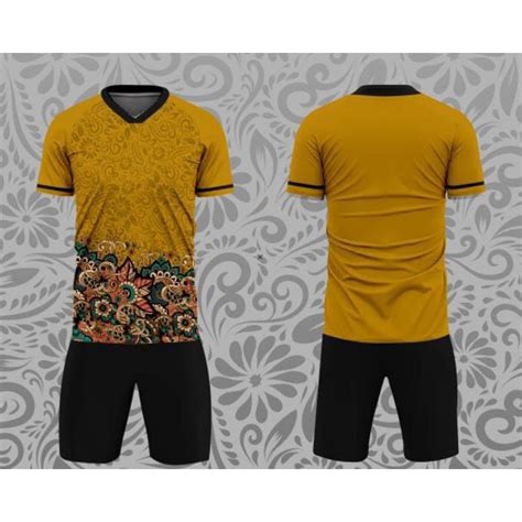 Jual New Batik Series Stelan Jersey Futsal Printing Jersey Bola