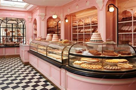 premium photo french pastry wonderland pastry shop photo