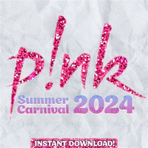 Pink Summer Carnival 2024 Pink Summer Carnival Tour Png Pink Singer