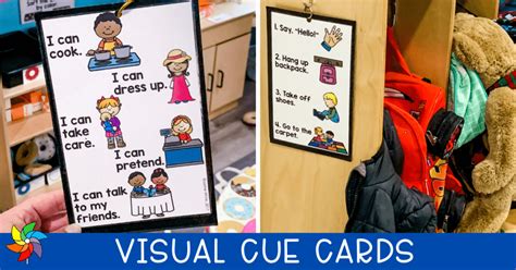 Visual Cue Cards In The Preschool Classroom