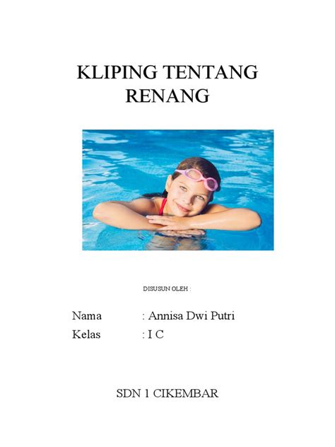 Kliping Teknik dan Gaya Renang SD | PDF