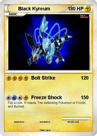 Pokémon Black Kyreum 10 10 Bolt Strike My Pokemon Card