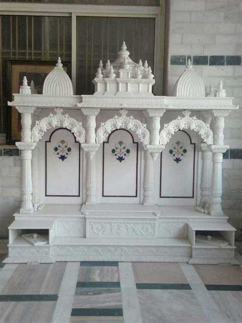 White Marble Home Temple Rs 80000 Piece Indian Stonex ID 20403670097