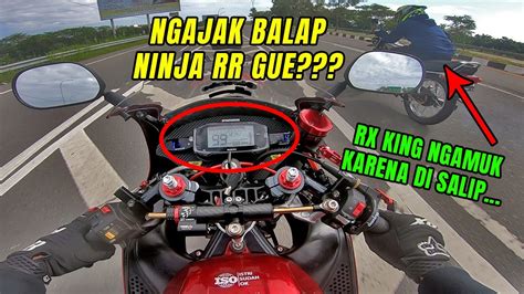 RX KING GK TERIMA DI S4LIP NINJA RR AUTO ADU BALAP MESIN KOREK