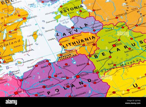 kaliningrad map  res stock photography  images alamy