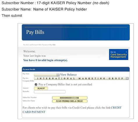 How To Pay Kaiser Subsequent Payment