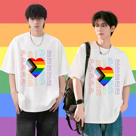 HOT LGBT Rainbow Pride Month Gay Lesbian Bisexual Transgender Unisex Can Be Worn By Both Men