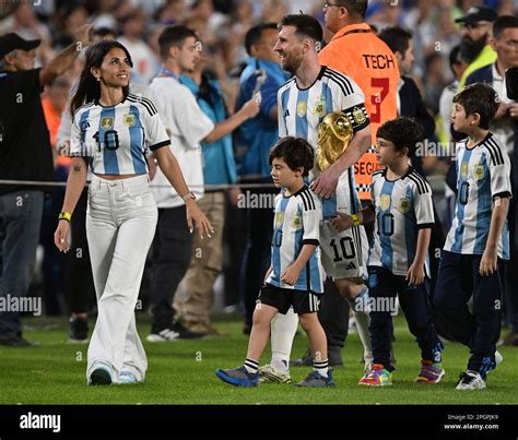 Buenos Aires Argentina 23th Mar 2023 Lionel Messi Of Argentina His