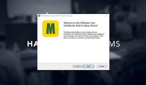 How To Use The Mcmaster Carr Add In For Solidworks