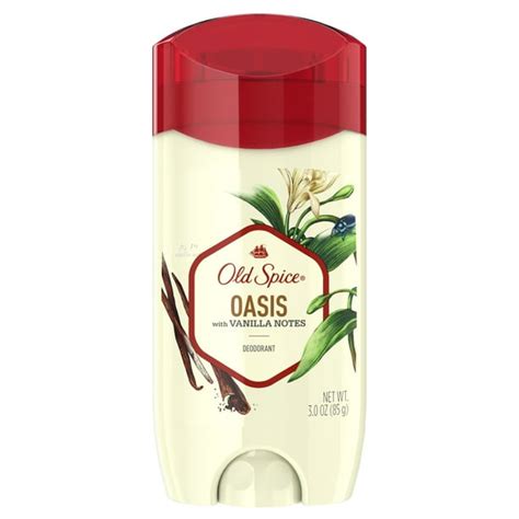 Old Spice Deodorant For Men Oasis With Vanilla Notes Scent 3 Oz