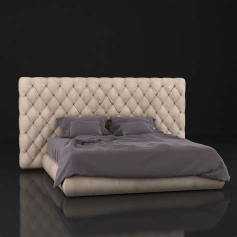 Baxter Bed 3d Model 79 Obj Max Fbx Free3d