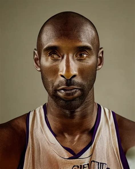 Portrait Of Kobe Bryant Peaceful Old And Wrinkled Stable Diffusion