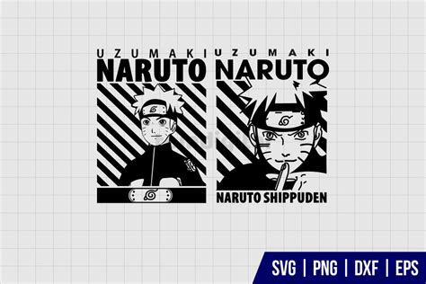 Naruto Uzumaki Anime Svg Gravectory