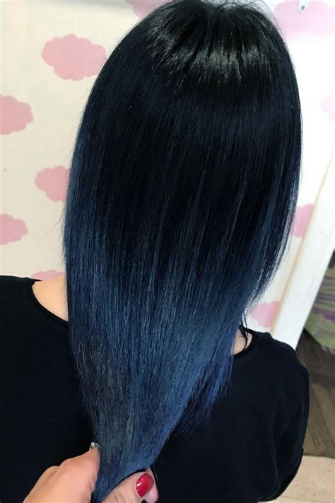 Black Hair With Blue Undertone