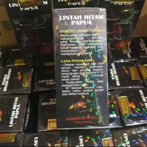 Jual MINYAK LINTAH PAPUA HITAM ASLI ORIGINAL MEMPERBESAR ALAT VITAL