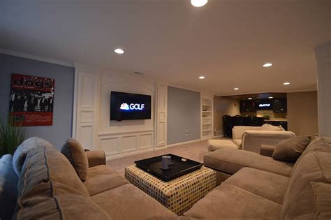 10 Inspiring Basement Living Room Designs In Michigan Basements Plus