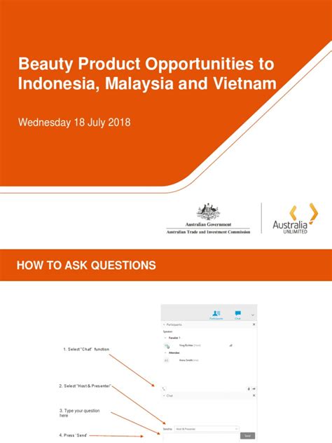 2018 Webinar Presentation Beauty Product Opportunities Indonesia