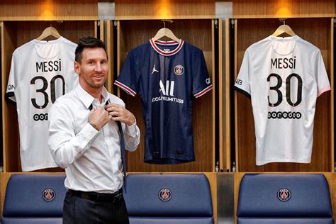 Las primeras imágenes de Messi vestido con la camiseta del PSG AS