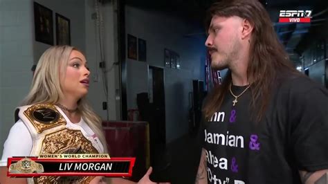 Dominik Mysterio Habla Con Adam Pearce Aparece Liv Morgan WWE Raw 08