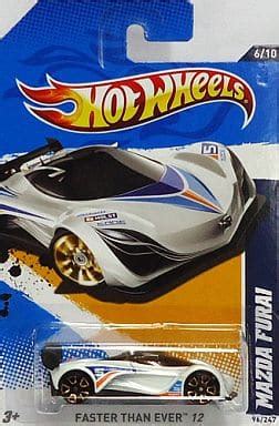 駿河屋 MAZDA FURAI ホワイトブルー Hot WHeeLS FASTER THAN EVER V ホットウィールhotwheels