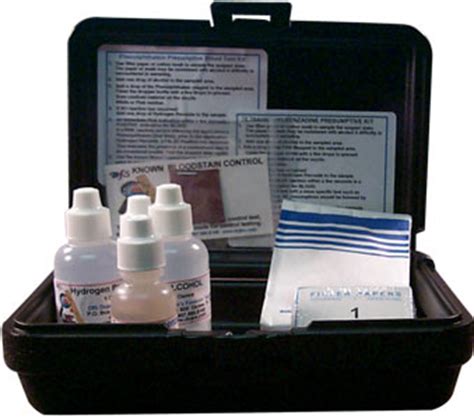 Phenolphthalein TMB Presumptive Blood Test Kit