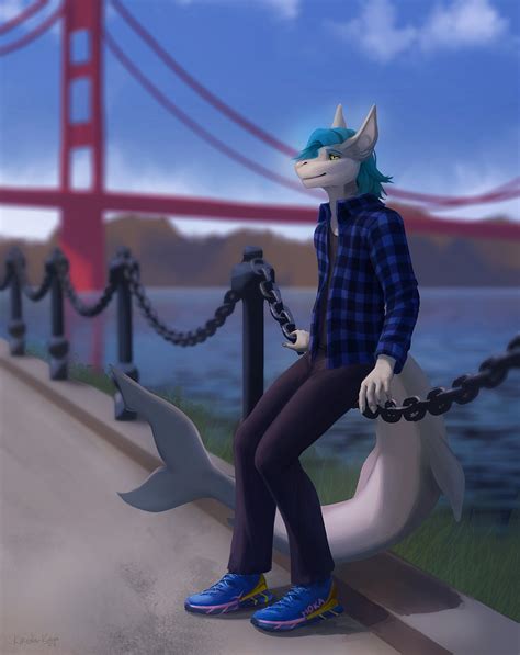 Relaxing By The Golden Gate By Cynra On Itaku