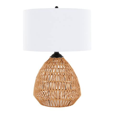 Bay Isle Home Queribus Wickerrattan Table Lamp Wayfair