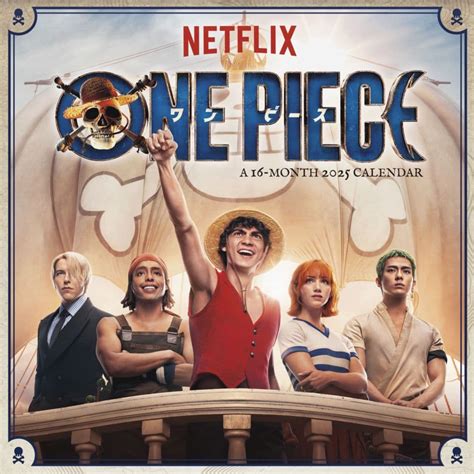 One Piece Live Action 2025 Wall Calendar - Calendars.com