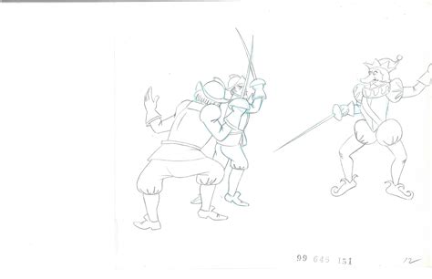 Cyrano de Bergerac - Original Multi-Cel Production Set-Up- Cyrano