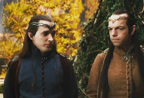 Lindir And Elrond The Hobbit Lord Of The Rings Lotr