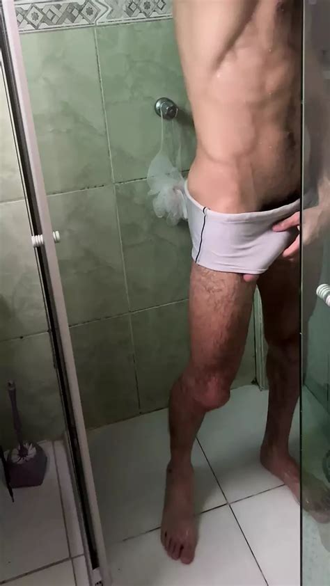 Hairy Man With A Big Thick Dick Taking A Shower Gay Big Cock Porn Feat Noah XXL XHamster