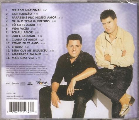 cd bruno  marrone cilada de amor   em mercado livre