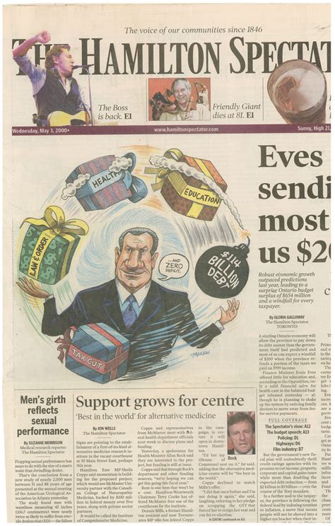 Hamilton Spectator Tearsheet Hamilton Spectator Newspape Flickr