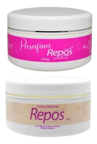 Kit Spa Dos Pés Creme Esfoliante 250g Creme Parafina 250g MercadoLivre