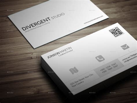 Minimal Business Card, Print Templates | GraphicRiver