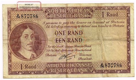 1962 65 South Africa One Rand Note P103b