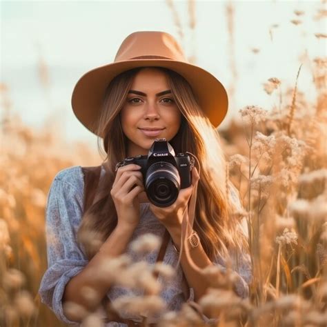 Premium Ai Image Sad Blonde Girl Holding Her Face With Her Hands